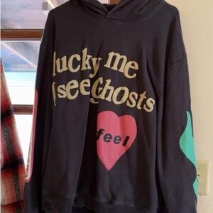 Graphic Hoodie with Heart Design